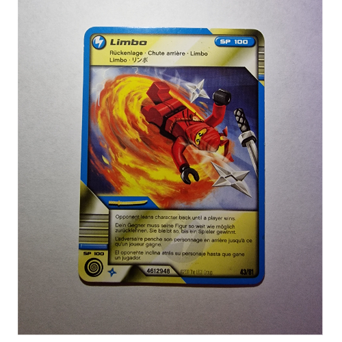 Carte à collectionner, Ninjago paquet de cartes:1: 43 - Limbo - Version internationale (Trading Card, Ninjago Deck #1: 43 - Limbo - International Version)