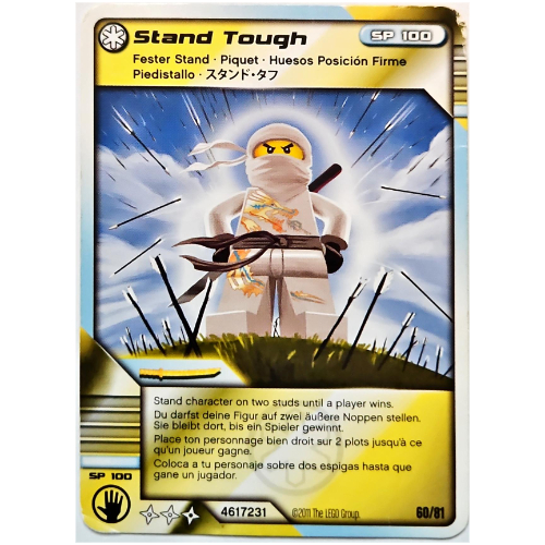 Carte à collectionner, Ninjago paquet de cartes 1: 60 - Stand Tough - Version internationale (Trading Card, Ninjago Deck #1: 60 - Stand Tough - International Version)