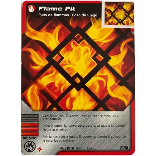 Carte à collectionner, Ninjago paquet de cartes 1: 23 - Flame Pit - Version nord-américaine (Trading Card, Ninjago Deck #1: 23 - Flame Pit - North American Version)