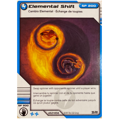 Carte à collectionner, Ninjago paquet de cartes #1: 35 - Elemental Shift - Version nord-américaine (Trading Card, Ninjago Deck #1: 35 - Elemental Shift - North American Version)