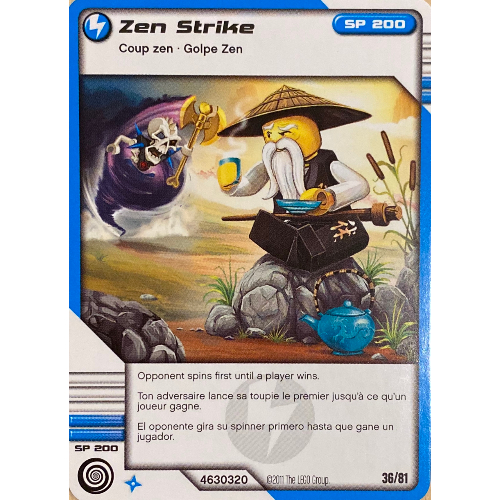 Carte à collectionner, Ninjago paquet de cartes #1: 36 - Zen Strike - Version Française (Trading Card, Ninjago Deck #1: 36 - Zen Strike - International Version)