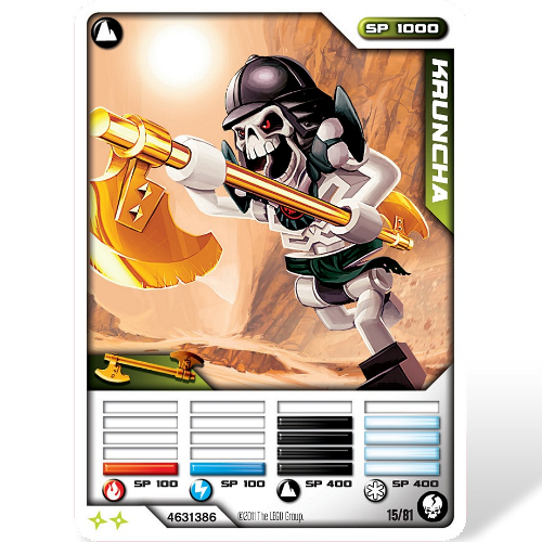 Carte à collectionner, Ninjago paquet de cartes 1: 15 - Kruncha - Version internationale (Trading Card, Ninjago Deck #1: 15 - Kruncha - International Version)
