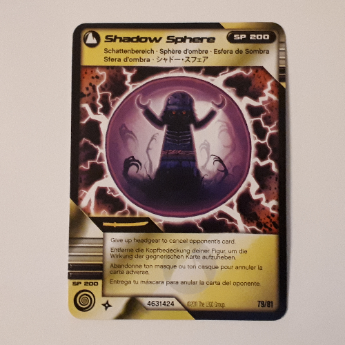 Carte à collectionner, Ninjago paquet de cartes 1: 79 - Sphère d'Ombre - Version Internationale (Trading Card, Ninjago Deck #1: 79 - Shadow Sphere - International Version)