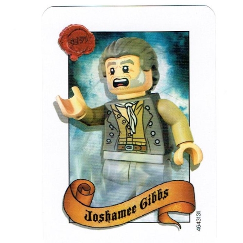 Carte à collectionner, Pirates des Caraïbes - Joshamee Gibbs (Trading Card, Pirates of the Caribbean - Joshamee Gibbs)