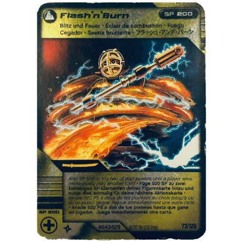 Carte à collectionner, Ninjago paquet de cartes 2: 73 - Flash 'n' Burn - Version Française (Trading Card, Ninjago Deck #2: 73 - Flash 'n' Burn - International Version)