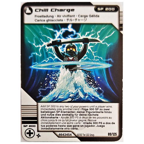 Carte à collectionner, Ninjago paquet de cartes:2: 89 - Frais de refroidissement - Version internationale (Trading Card, Ninjago Deck #2: 89 - Chill Charge - International Version)