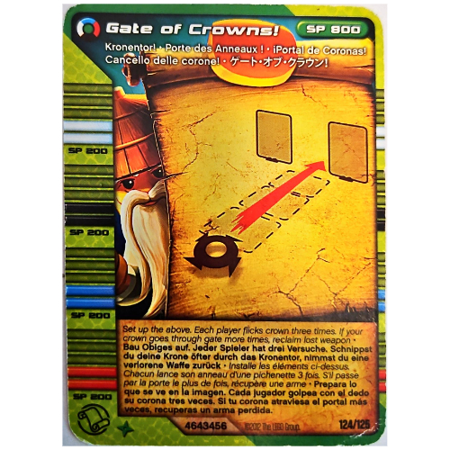 Carte à collectionner, Ninjago paquet de cartes 2: 124 - Porte des Couronnes! (Trading Card, Ninjago Deck #2: 124 - Gate of Crowns! - International Version)