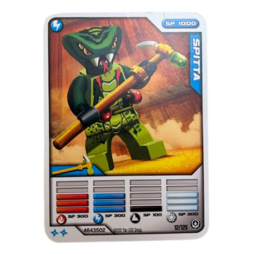 Carte à collectionner, Ninjago paquet de cartes 2: 12 - Spitta - Version internationale (Trading Card, Ninjago Deck #2: 12 - Spitta - International Version)