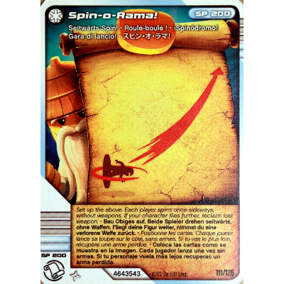 Carte à collectionner, Ninjago paquet de cartes:2: 111 - Spin-o-Rama! (Trading Card, Ninjago Deck #2: 111 - Spin-o-Rama! - International Version)