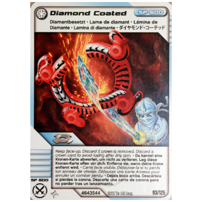 Carte à collectionner, Ninjago paquet de cartes:2: 93 - Diamant enduit - Version internationale (Trading Card, Ninjago Deck #2: 93 - Diamond Coated - International Version)