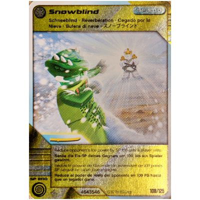 Carte à collectionner, Ninjago paquet de cartes:2: 108 - Snowblind - Version internationale (Trading Card, Ninjago Deck #2: 108 - Snowblind - International Version)