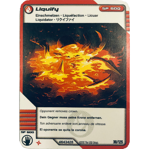 Visuel indicatif Rebrickable de Carte à collectionner, Ninjago paquet de cartes:2: 30 - Liquide - Version nord-américaine (Trading Card, Ninjago Deck #2: 30 - Liquify - North American Version)