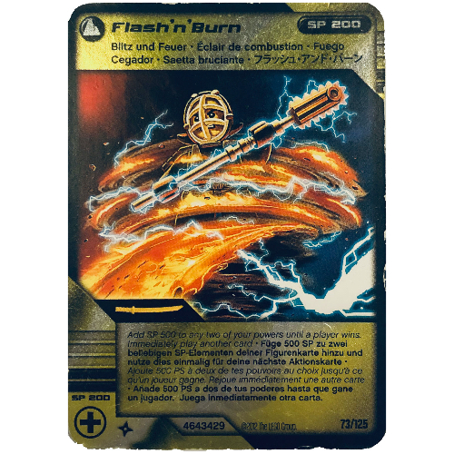 Carte à collectionner, Ninjago paquet de cartes 2: 73 - Flash 'n' Burn - Version nord-américaine (Trading Card, Ninjago Deck #2: 73 - Flash 'n' Burn - North American Version)