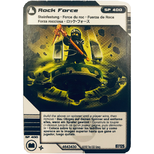 Carte à collectionner, Ninjago paquet de cartes:2: 87 - Rock Force - Version nord-américaine (Trading Card, Ninjago Deck #2: 87 - Rock Force - North American Version)