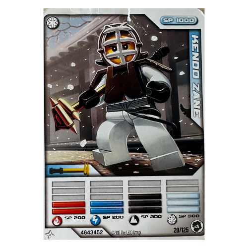 Carte à collectionner, Ninjago paquet de cartes 2: 20 - Kendo Zane - Version nord-américaine (Trading Card, Ninjago Deck #2: 20 - Kendo Zane - North American Version)
