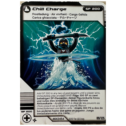 Carte à collectionner, Ninjago paquet de cartes:2: 89 - Frais de refroidissement - Version nord-américaine (Trading Card, Ninjago Deck #2: 89 - Chill Charge - North American Version)
