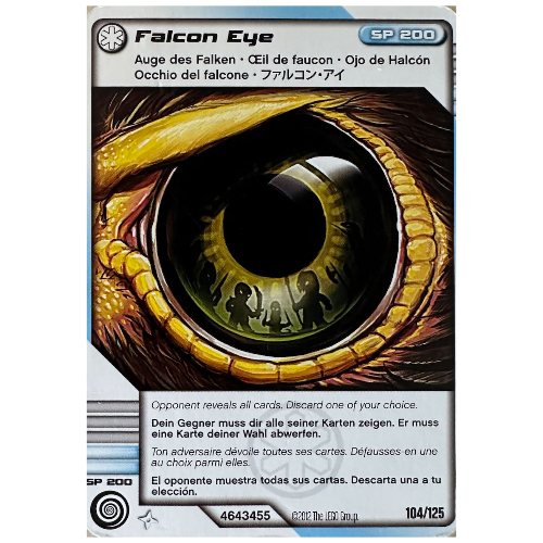 Carte à collectionner, Ninjago paquet de cartes:2: 104 - Falcon œil - Version nord-américaine (Trading Card, Ninjago Deck #2: 104 - Falcon Eye - North American Version)