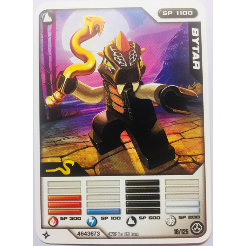 Carte à collectionner, Ninjago paquet de cartes:2: 18 - Bytar - Version nord-américaine (Trading Card, Ninjago Deck #2: 18 - Bytar - North American Version)