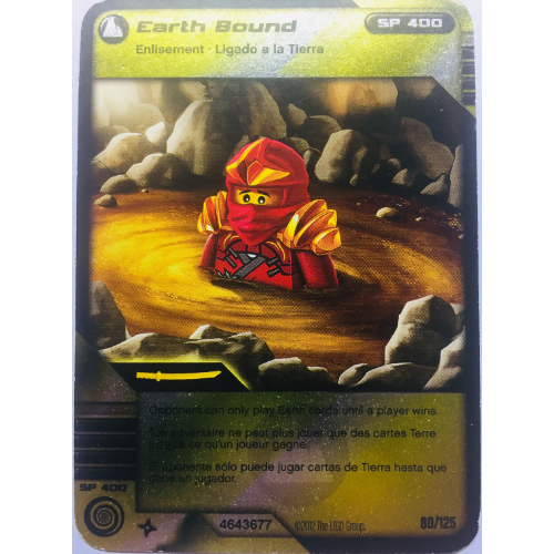 Carte à collectionner, paquet de cartes Ninjago 2: 80 - version terre - nord-américaine (Trading Card, Ninjago Deck #2: 80 - Earth Bound - North American Version)