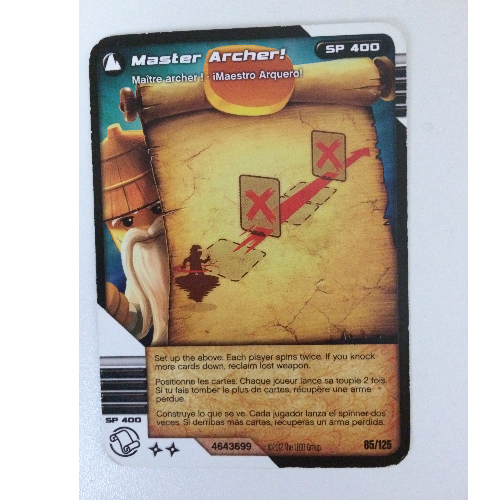 Carte à collectionner, paquet de cartes Ninjago 2: 85 - maître archer! - version nord-américaine (Trading Card, Ninjago Deck #2: 85 - Master Archer! - North American Version)