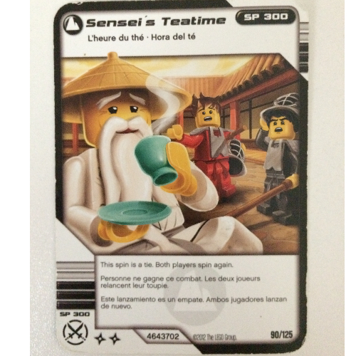 Carte à collectionner, Ninjago paquet de cartes:2: 90 - Sensei's Teatime - Version nord-américaine (Trading Card, Ninjago Deck #2: 90 - Sensei's Teatime - North American Version)