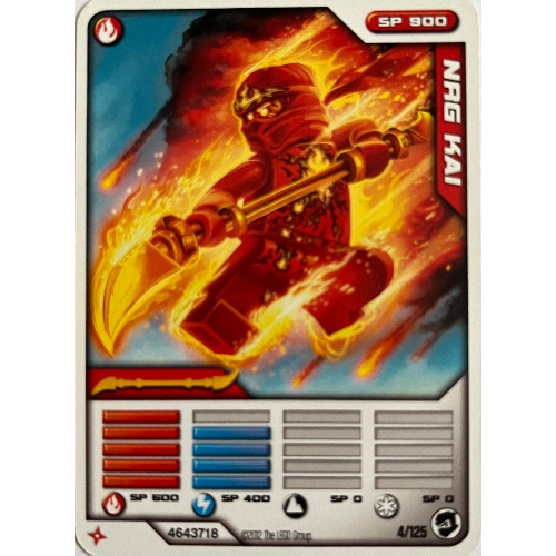 Carte à collectionner, Ninjago paquet de cartes:2: 4 - NRG Kai - Version nord-américaine (Trading Card, Ninjago Deck #2: 4 - NRG Kai - North American Version)
