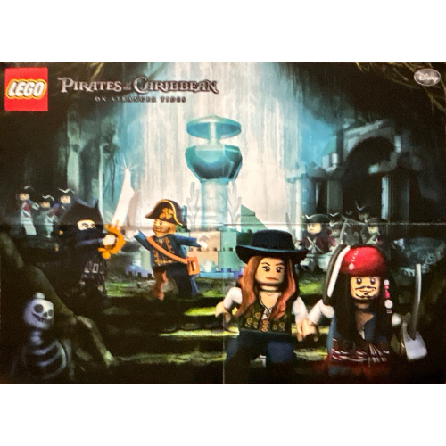 Affiche, Pirates des Caraïbes, Marées étranges - Fontaine de Jouvence (Poster, Pirates of the Caribbean, On Stranger Tides - Fountain of Youth)