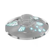 Visuel indicatif Rebrickable de Plat 2 x 2 inversé [radar] avec des ailes bleu clair, étincelles motif imprimé (navi) (Dish 2 x 2 Inverted [Radar] with Light Blue Wings, Sparks Print (Navi))