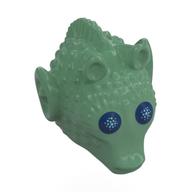 Tête de minifigurine Spécial, Rodian avec motif imprimé yeux bleus foncés (Greedo) (Minifig Head Special, Rodian with Dark Blue Eyes Print (Greedo))