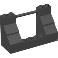 Visuel indicatif Rebrickable de Pont de bateau brique 8 x 3 x 4 balustrade (Boat Deck Brick 8 x 3 x 4 Railing)