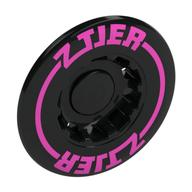 Visuel indicatif Rebrickable de Bouchon de moyeu 24mm sans tube avec motif imprimé rose foncé 'Z TIER' (Hub Cap 24mm without Tube with Dark Pink 'Z TIER' Print)