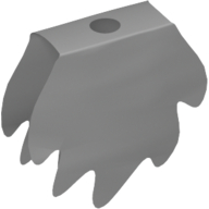 Poncho en lambeaux avec trou central (démenteur) (Neckwear Poncho, Tattered with Center Hole (Dementor))
