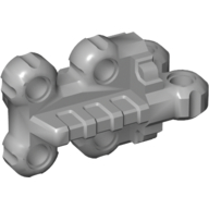 Visuel indicatif Rebrickable de Connecteur de pointe Technic flexible avec six trous perpendiculaires (Technic Spike Connector Flexible with Six Holes Perpendicular)