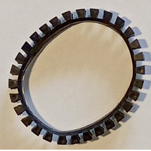 Visuel indicatif Rebrickable de Cale de chenille Technic (Technic Tread Crawler Wedge)