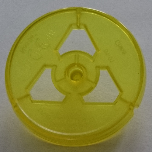 Visuel indicatif Rebrickable de Projectile, Disque, Trous triangulaires (Projectile, Disk, Triangular Holes)