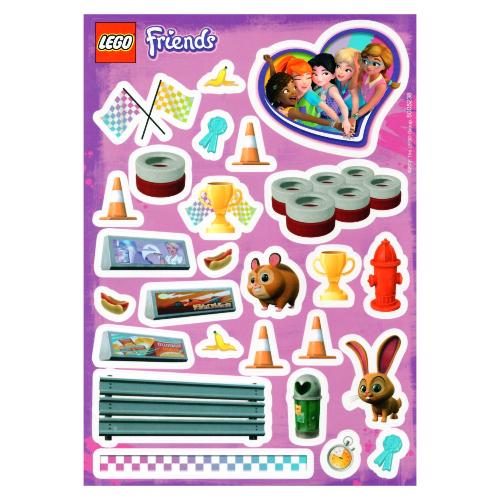 Visuel indicatif Rebrickable de Feuille d’autocollants pour le set 5005238-1 (Sticker Sheet for Set 5005238-1)