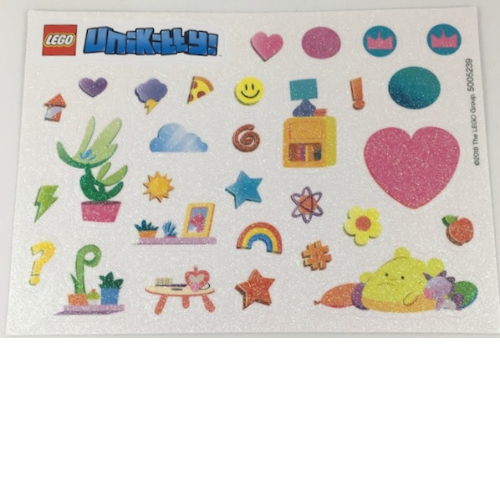 Visuel indicatif Rebrickable de Feuille d’autocollants pour le set 5005239-1 (Sticker Sheet for Set 5005239-1)
