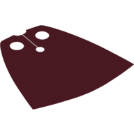 Cape de cou, standard avec dos nougat moyen [Tissu étoilé traditionnel] (Neckwear Cape, Standard with Medium Nougat Back [Traditional Starched Fabric])
