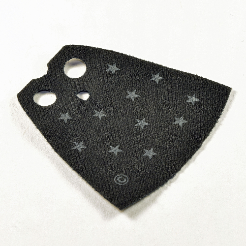 Cape col, standard avec motif imprimé étoiles [tissu amidonné traditionnel] (Neckwear Cape, Standard with Star Print [Traditional Starched Fabric])