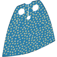 Cape de col, standard avec motif imprimé de paillettes argentées [tissu amidonné traditionnel] (Neckwear Cape, Standard with Silver Glitter Print [Traditional Starched Fabric])