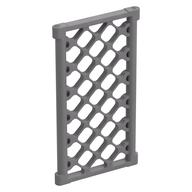 Visuel indicatif Rebrickable de 1 x 4 x 6 (clôture à maillons en chaîne) (Window Pane Latticed 1 x 4 x 6 (Chain Link FEnce))