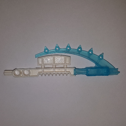 Visuel indicatif Rebrickable de Outil de dentition Hordika à grande figurine avec extrémité flexible bleu clair (Large Figure Weapon Hordika Teeth Tool with Trans-Light Blue Flexible End)