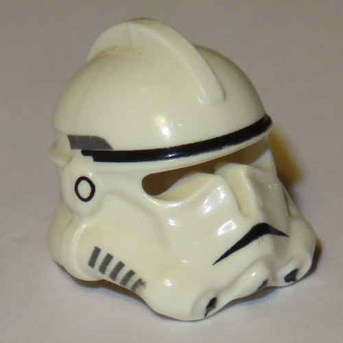 Casque clone trooper phase 2, avant ouvert, épisode 3 motif imprimé (Helmet Clone Trooper Phase 2, Open Front, Episode 3 Print)