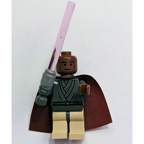Minifigurine Assemblage complet, Mace Windu, clair Up sabre laser (Minifig Complete Assembly, Mace Windu, Light Up Lightsaber)