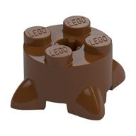 Visuel indicatif Rebrickable de Brique ronde 2 x 2 spécial avec des racines (Brick Round 2 x 2 Special with Roots)