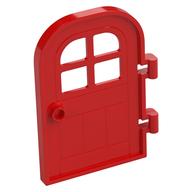 Visuel indicatif Rebrickable de Porte Droite 4 x 6 avec plateau courbé, Barres (Door Right 4 x 6 with Curved Top, Bars)