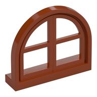 Visuel indicatif Rebrickable de Fenêtre 4 x 3 treillis avec plateau arrondi (Window 4 x 3 Lattice with Rounded Top)