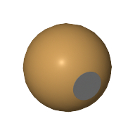 Visuel indicatif Rebrickable de Boule de sport, Magnétique, Harry Potter (Sports Ball, Magnetic, Harry Potter)