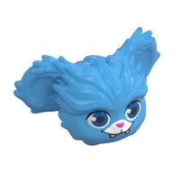 Tête de minifigurine Spécial, Nubs avec yeux bleus, rose foncé Nez imprimé (Minifig Head Special, Nubs with Blue Eyes, Dark Pink Nose Print)