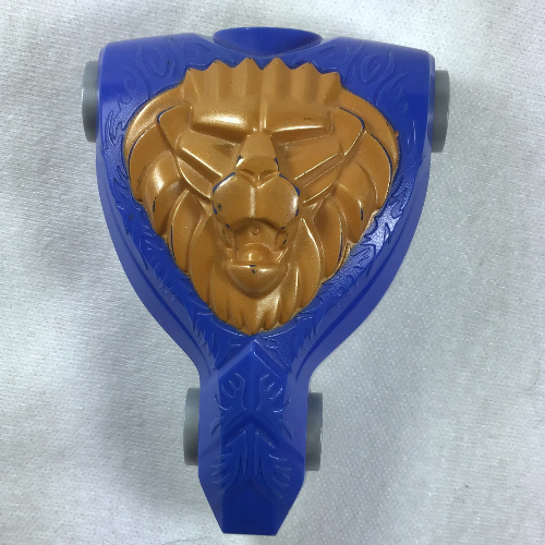 Visuel indicatif Rebrickable de Grande figurine torse avec roi Mathias motif imprimé Lion tête Relief (Série 2) (Large Figure Torso with King Mathias Print Lion Head Relief (Series 2))